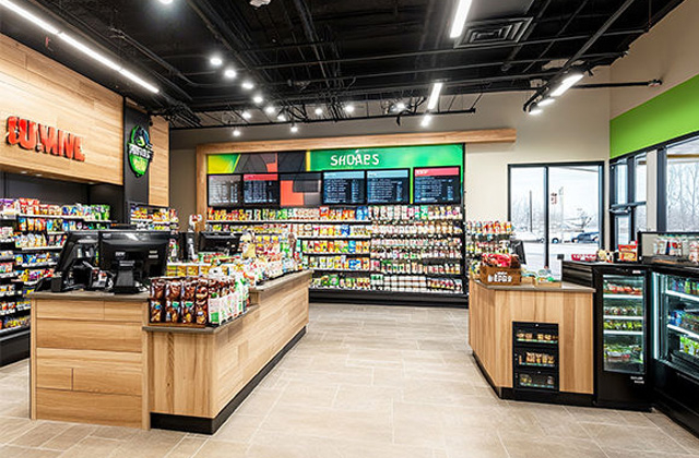Importar estante de tienda de alimentos